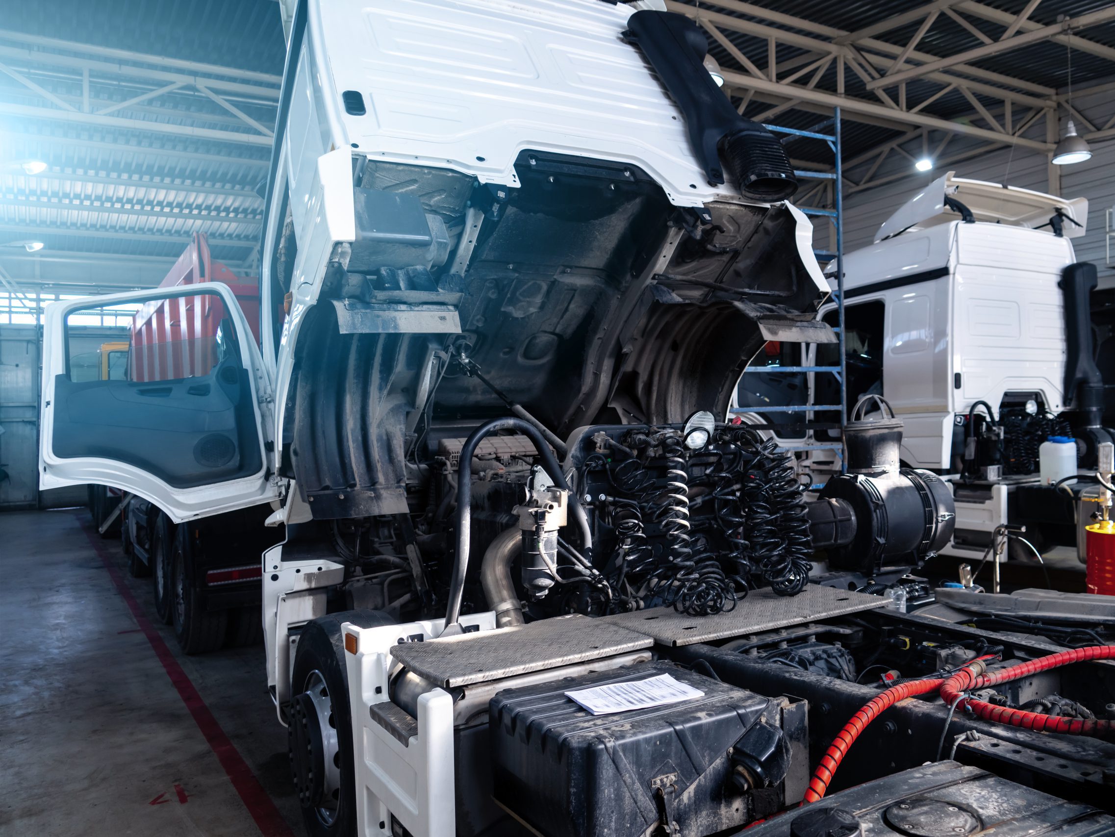 Vrachtwagen onderhoud